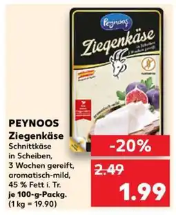 Kaufland PEYNOOS Ziegenkäse Angebot