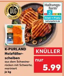 Kaufland K-PURLAND Holzfällerscheiben Angebot