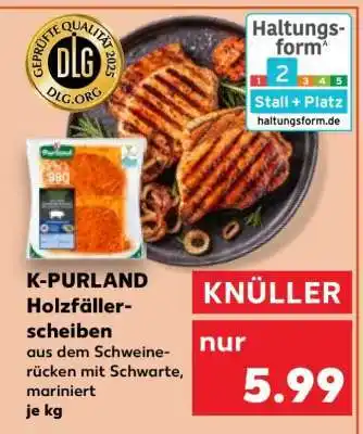 Kaufland K-PURLAND Holzfällerscheiben Angebot