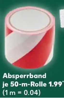 Kaufland Absperrband Angebot