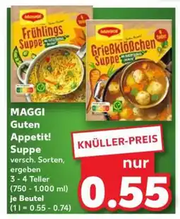 Kaufland Maggi Guten Appetit Suppe Angebot