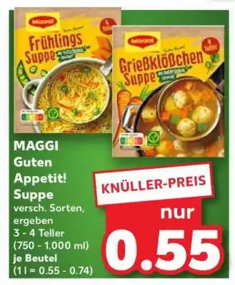 Kaufland Maggi Guten Appetit Suppe Angebot