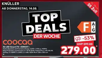 Kaufland 4k-LED-Smart-TV 55R5GY Angebot