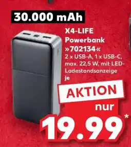 Kaufland X4-LIFE Powerbank 702134 Angebot