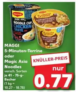 Kaufland Maggi 5 Minuten Terrine oder Magic Asia Noodles Angebot