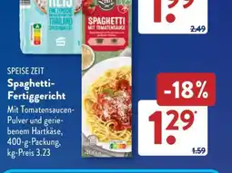 Aldi Süd Spaghetti-Fertiggericht Angebot