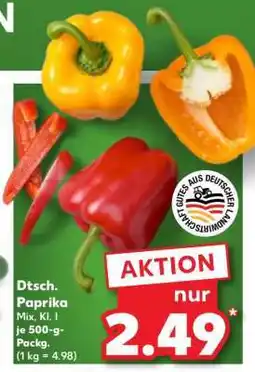 Kaufland Dtsch. Paprika Mix, Kl. I Angebot