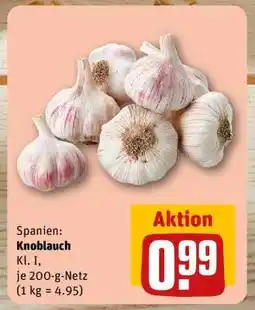 REWE Knoblauch Angebot