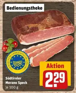 REWE Südtiroler Merano Speck Angebot