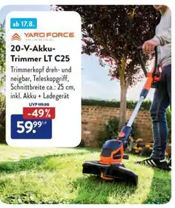 Aldi Süd 20-V-Akku-Trimmer LT C25 Angebot