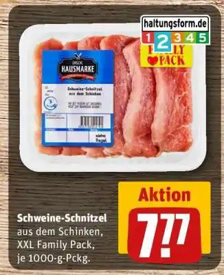 REWE Schweine-Schnitzel Angebot