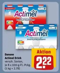 REWE Danone Actimel Drink Angebot