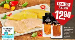 REWE Butcher's Barbecue Frische Hähnchen- oder Puten-Minutensteaks Angebot