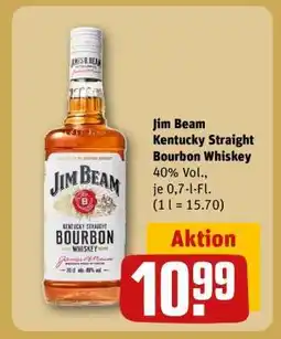 REWE Jim Beam Kentucky Straight Bourbon Whiskey Angebot