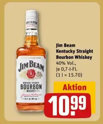 REWE Jim Beam Kentucky Straight Bourbon Whiskey Angebot
