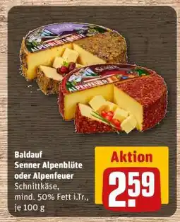 REWE Baldauf Senner Alpenblüte oder Alpenfeuer Angebot