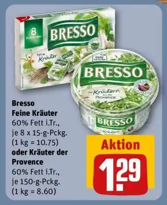 REWE BRESSO Feine Kräuter oder Kräuter der Provence Angebot