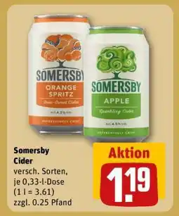 REWE SOMERSBY Cider Angebot