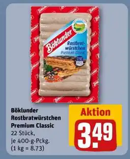 REWE Böklunder Rostbratwürstchen Premium Classic Angebot