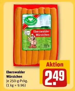 REWE EBERSWALDER Würstchen Angebot