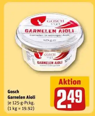 REWE Gosch Garnelen Aioli Angebot
