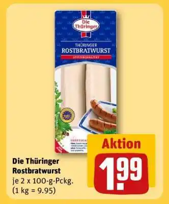 REWE Die Thüringer Rostbratwurst Angebot