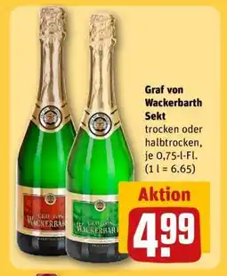 REWE Graf von Wackerbarth Sekt Angebot