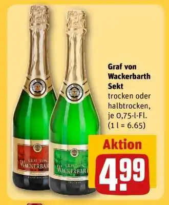 REWE Graf von Wackerbarth Sekt Angebot