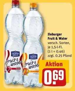 REWE Ileburger Fruit & Water Angebot