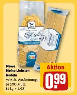 REWE MÖWE Meine Liebsten Nudeln Angebot