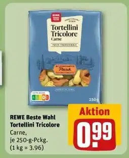 REWE REWE Beste Wahl Tortellini Tricolore Angebot