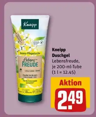 REWE Kneipp Duschgel Lebensfreude Angebot