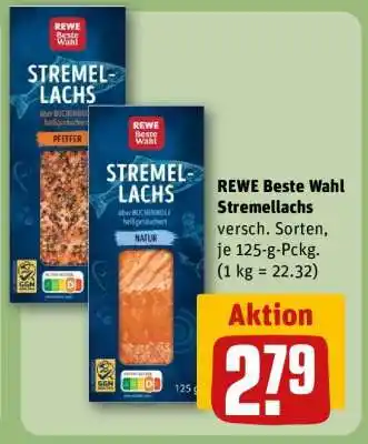 REWE REWE Beste Wahl Stremellachs Angebot