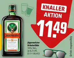 REWE Jägermeister Kräuterlikör Angebot