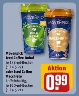 REWE Mövenpick Iced Coffee Dubai oder Iced Coffee Macchiato Angebot
