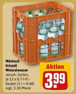 REWE Märkisch Kristall Mineralwasser Angebot