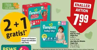 REWE Pampers Baby Dry Pants Single Pack Angebot