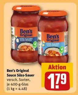 REWE Ben’s Original Sauce Süß-Sauer Angebot