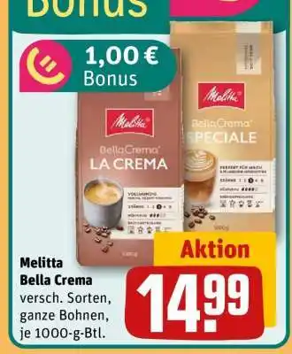 REWE Melitta Bella Crema Angebot