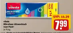 REWE Vileda Mikrofaser Allzwecktuch 14er-Pack Angebot