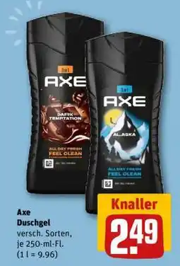REWE AXE Duschgel Angebot