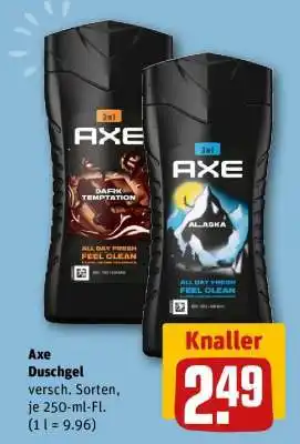 REWE AXE Duschgel Angebot