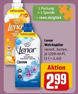 REWE Lenor Weichspüler Angebot