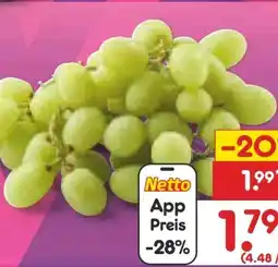 Netto Marken-Discount BioBio Bio-Trauben Angebot