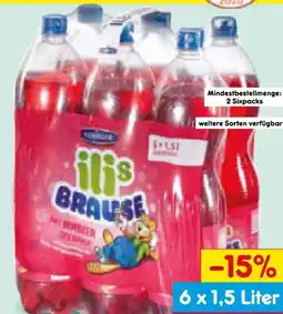 Netto Marken-Discount Ileburger Sachsenquelle Himbeerbrause Angebot