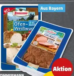 PENNY Fleischwerke Zimmermann Ofen-Weißwurst Angebot
