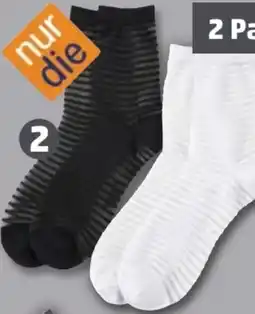 PENNY nur die Damen Trendsöckchen 2er Paar Angebot