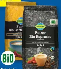 Lidl Fairglobe Fairtrade Bio Caffè Crema Angebot