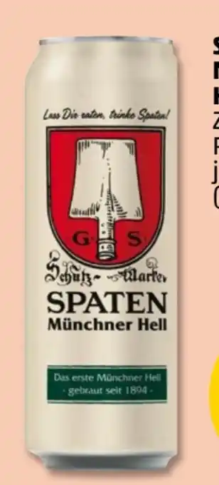PENNY Spaten Münchner Hell Angebot