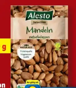 Lidl Alesto Selection Mandeln vegan Angebot
